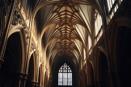 Interior view of St. Vitus Cathedral, a Photo by Iftikhar Alam