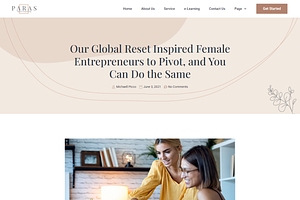 Business Coach For Women Template