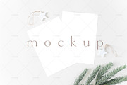 5x7 Christmas Card Mockup, P05, a Product Mockup by FOXIMIDesign (Thumbnail 2 of 5)