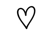 Hand Drawn Heart Doodle Vector Bundl, an Illustration by Creativeshirt (Thumbnail 37 of 48)