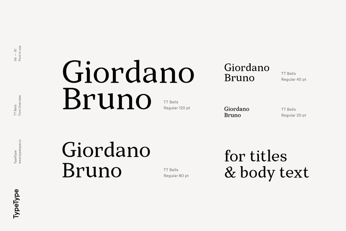 TT Bells, a Serif Font by TypeType (Photo 6 of 11)