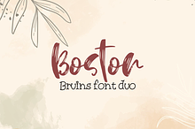 Boston Bruins Font duo