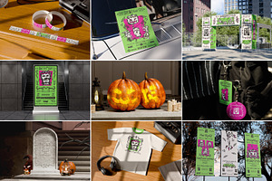 34 Halloween Party Event Mockups
