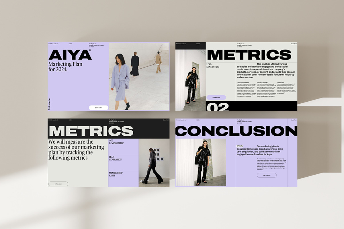 AIYA | Marketing Plan, a Marketing Template by Studio Standard (Photo 7 of 11)