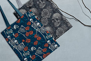 Love and Death Pattern, a Pattern Graphic by CreativeClick (Thumbnail 4 of 5)