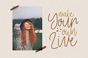 Conelly - Handwritten Font, a Script Font by Good Java Studio (Thumbnail 5 of 8)
