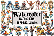Racing Kids, an Illustration by Design Market (Thumbnail 1 of 3)
