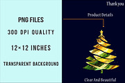 Christmas Tree Clipart, an Illustration by SinaCreation (Thumbnail 4 of 5)