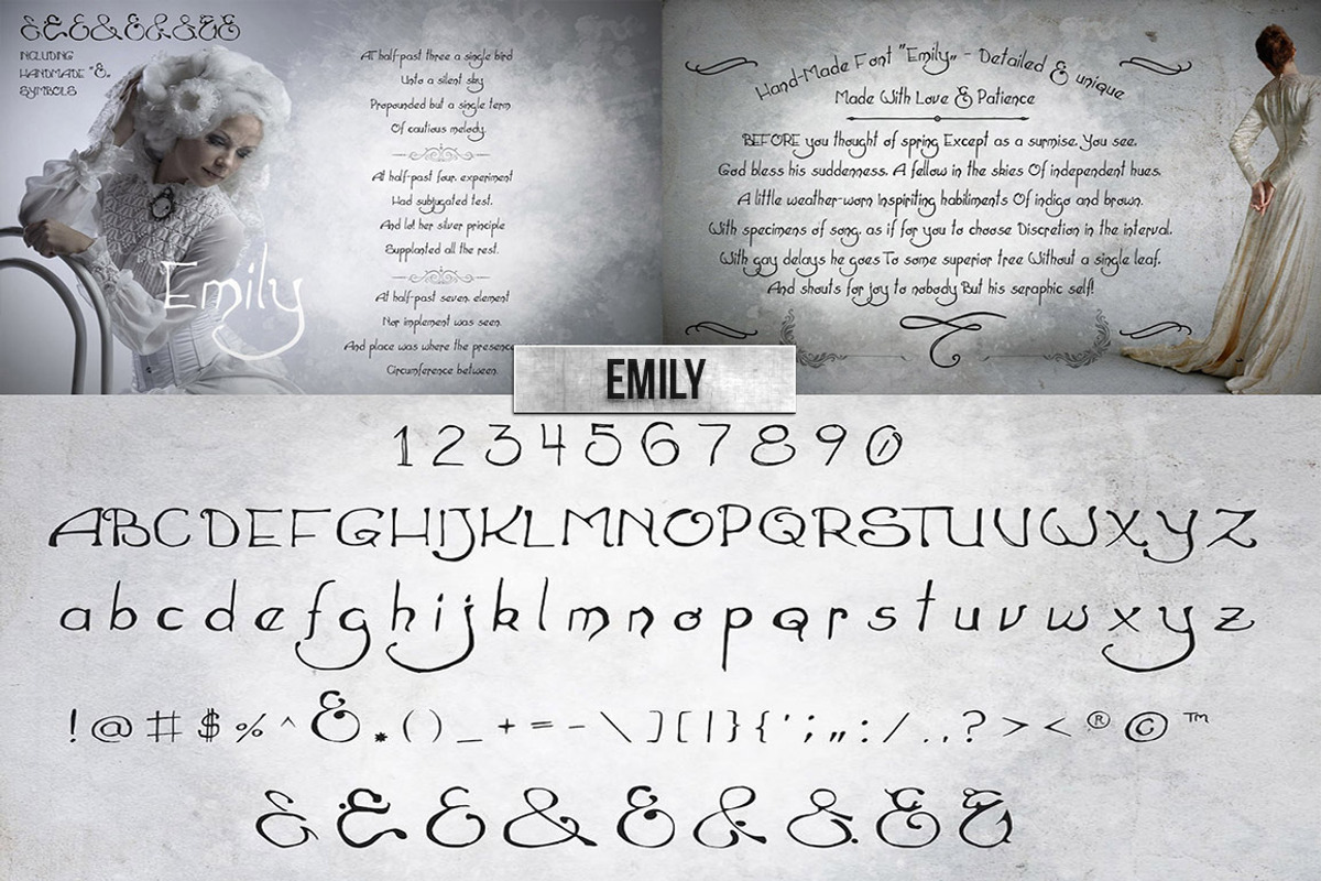 7 Handmade Fonts Bundle preview 6