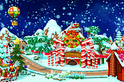 Cartoon Christmas Farm, an Environmental 3D Model by Souchenki (Thumbnail 12 of 29)