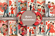 1960s Love Charm - Retro V-Day Art, an Illustration by Fun Digital (Thumbnail 1 of 5)
