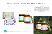 Amber Candle Jar Mockup for Canva, a Mockup by Mockup Scene (Thumbnail 3 of 21)