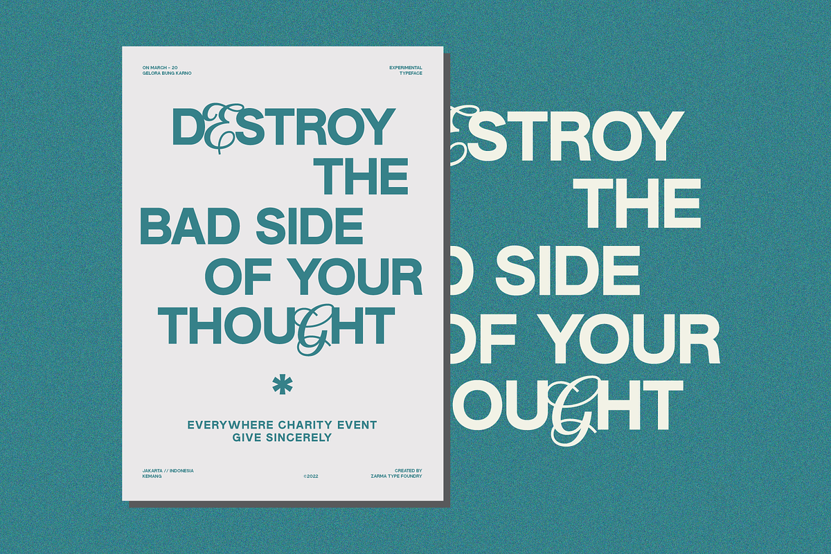 Megren - Combination Font, a Sans Serif Font by Zarma Type (Photo 9 of 13)