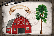 Fancy Farm Watercolor Illustration, an Animal Illustration by DioFlow (Thumbnail 3 of 8)