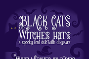 Black Cats and Witches Hats Font Duo, a Serif Font by Amber Nest Design (Thumbnail 10 of 10)
