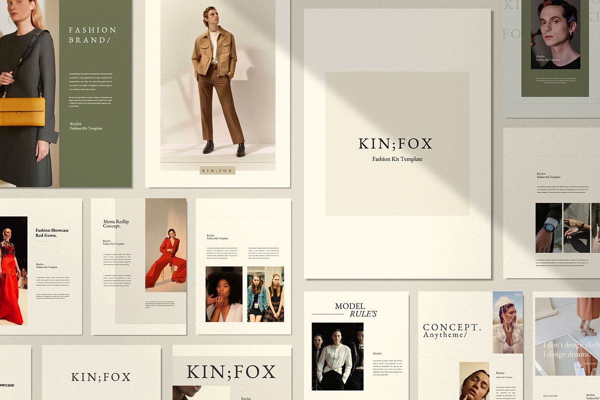 Kinfox - A4 Potrait Google Slide, a Presentation Template by Dirtytemp Studio (Photo 6 of 8)