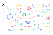 546 hand drawn doodles, an Object Graphic by Pinkbrush (Thumbnail 9 of 11)