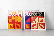 Modern Poster Mockup Set, a Print Template by Deeplab (Thumbnail 17 of 25)