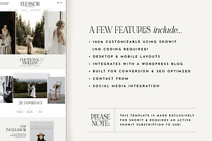 Eleanor Showit Website Template