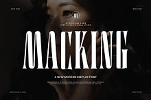 Macking Vintage Serif Font
