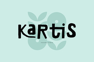 Kartis, a Sans Serif Font by vuuuds