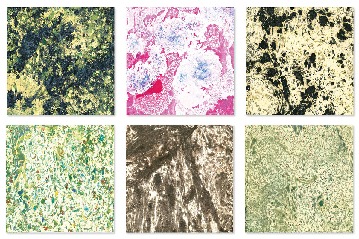 12 Marbled Paper Backgrounds, a Texture Graphic by Studio Indigo (Photo 3 of 3)