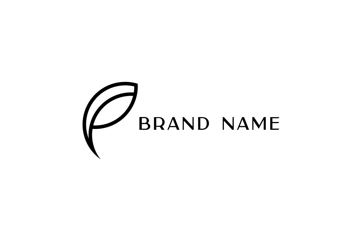 Letter P Leaf Logo, a Branding & Logo Template by Brahmma (Photo 2 of 3)