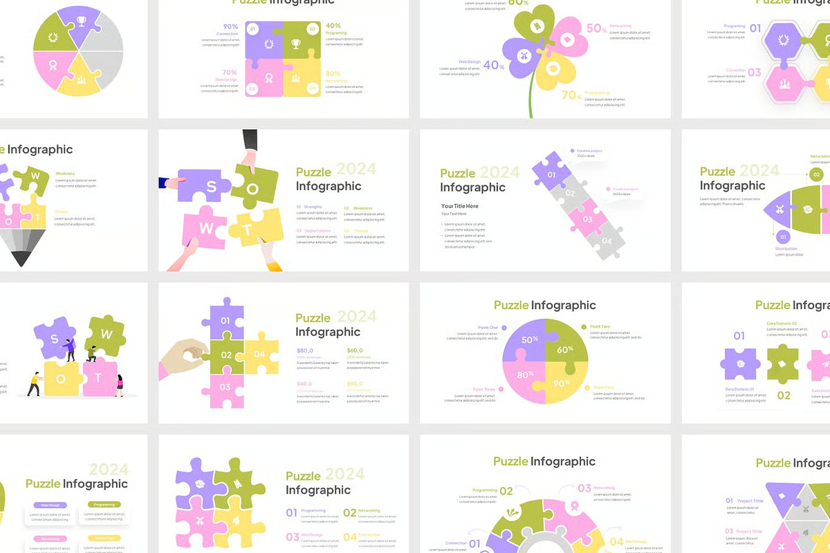 Jigsaw Infographic Powerpoint, a Presentation Template by Fit-tee (Photo 2 of 2)