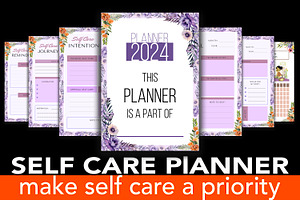Self-Care Planner, Planner 2024