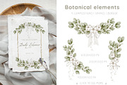 Eco Baby Shower Watercolor clipart, an Illustration by Alisles (Thumbnail 4 of 15)