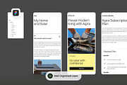 Solar Energy Company Mobile, a Websites & App Template by SLAB! Design (Thumbnail 3 of 3)