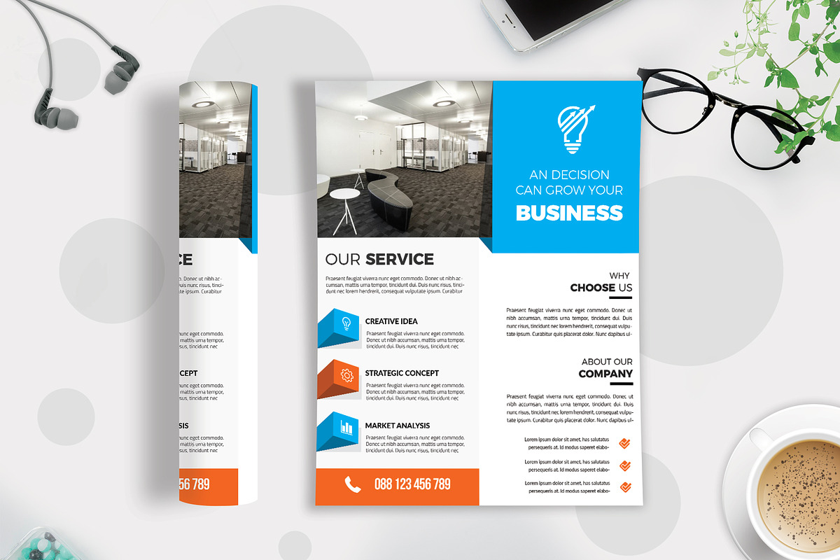 50+ Business Flyers Bundle, a Flyer Template by Imagine Design Studio (Photo 42 of 52)
