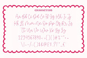 Whimsy Hairline Script Font, a Script Font by The Creative Bix (Thumbnail 5 of 5)