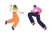 People jumping, celebrating success, a Person Illustration by Good Studio (Thumbnail 4 of 8)