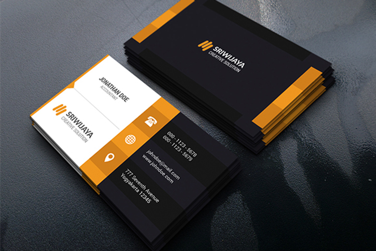 Modern Corporate Business Card, a Business Card Template by InfinityArt (Photo 4 of 4)