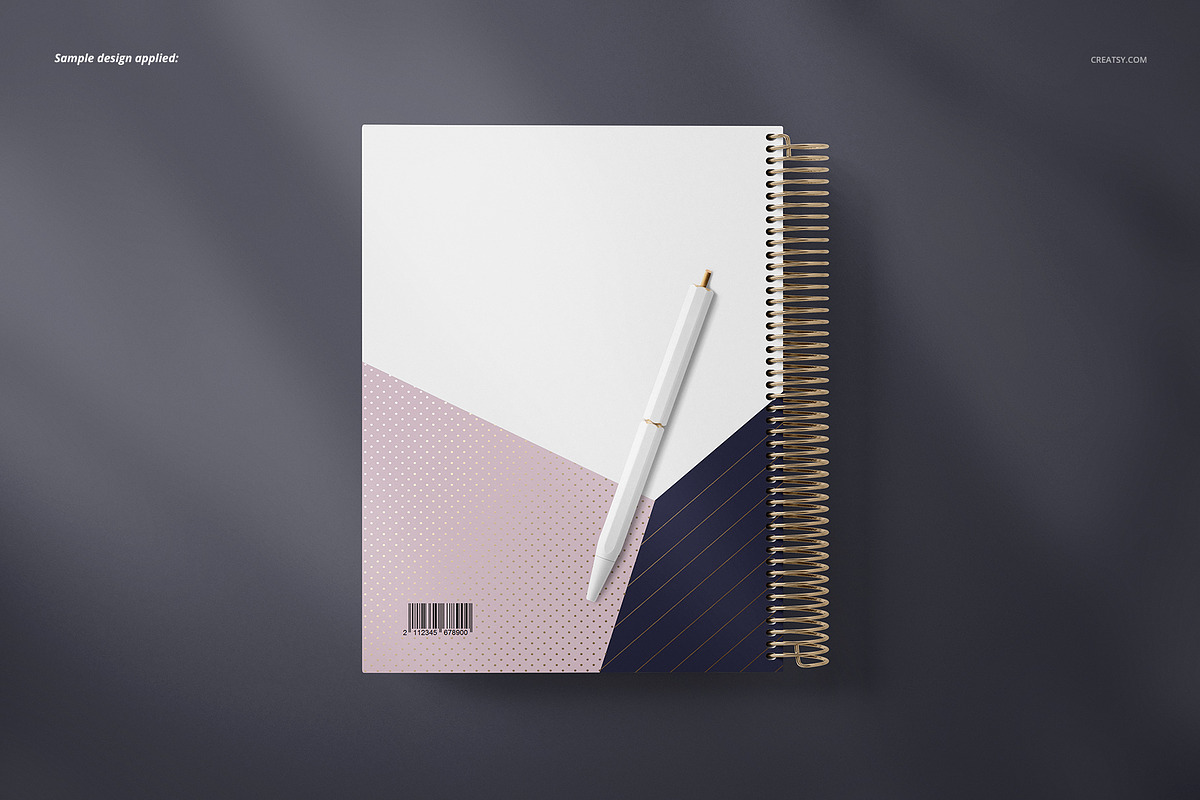 Coil Binding Planner Mockup Set, a Stationery Template by creatsy5 (Photo 9 of 13)