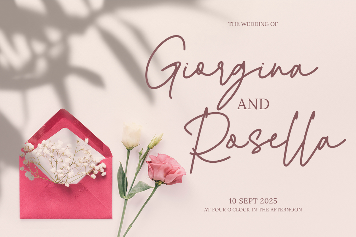 Alexandra Monoline Script, a Script Font by Creatype Studio (Photo 3 of 11)