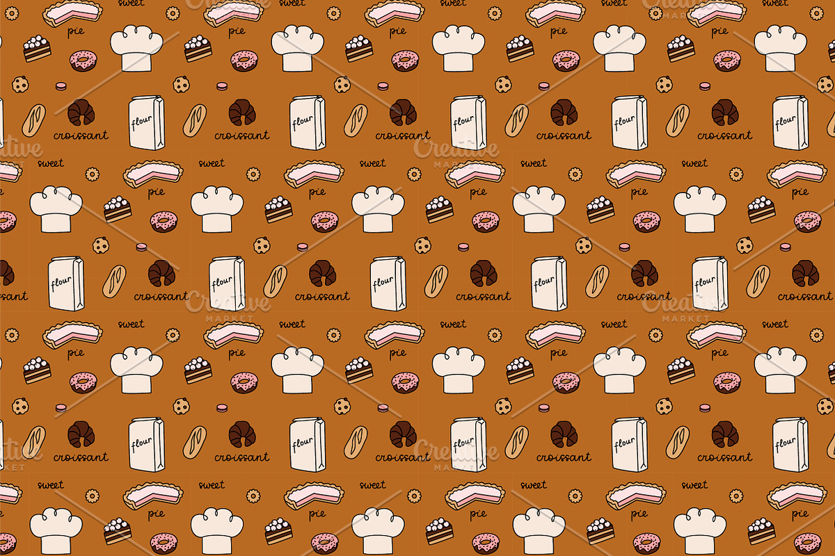 Sweet Kneads – patterns, a Pattern Graphic by Lyolya Profitrolya (Photo 2 of 4)