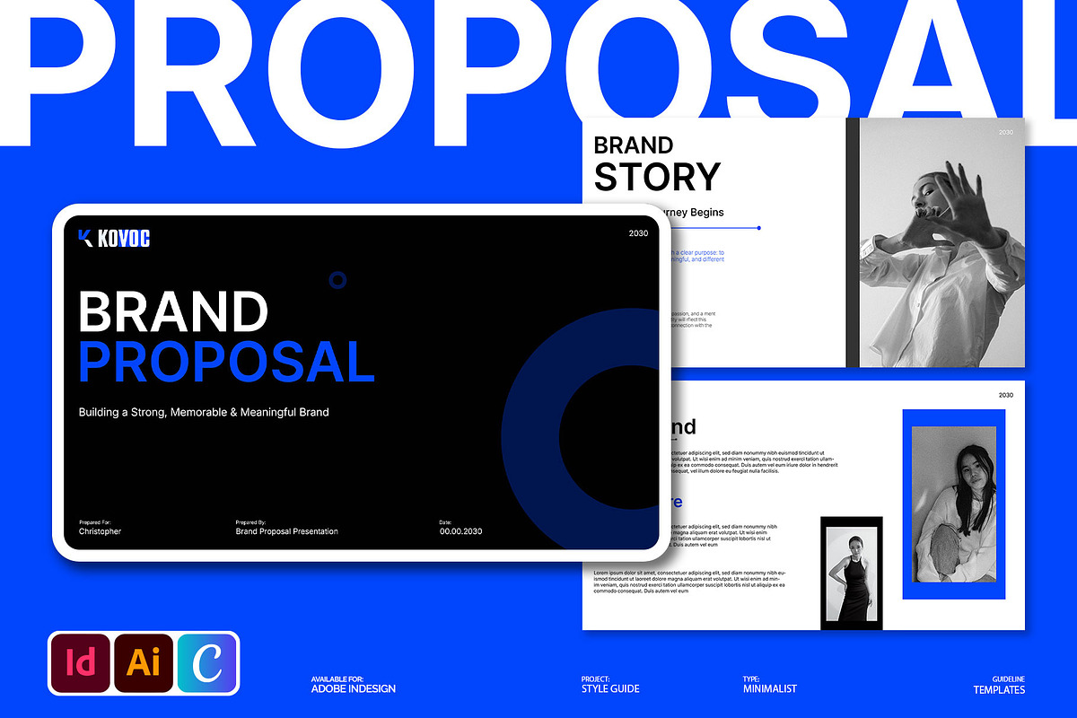Brand Proposal Presentation Deck, a Presentation Template by Devators (Photo 1 of 6)