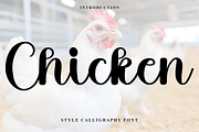 Chicken, a Handwritten Font by InermediaSTUDIO (Thumbnail 1 of 7)