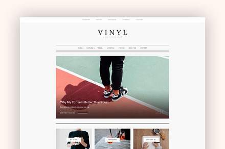 WordPress Theme Blog - Vinyl