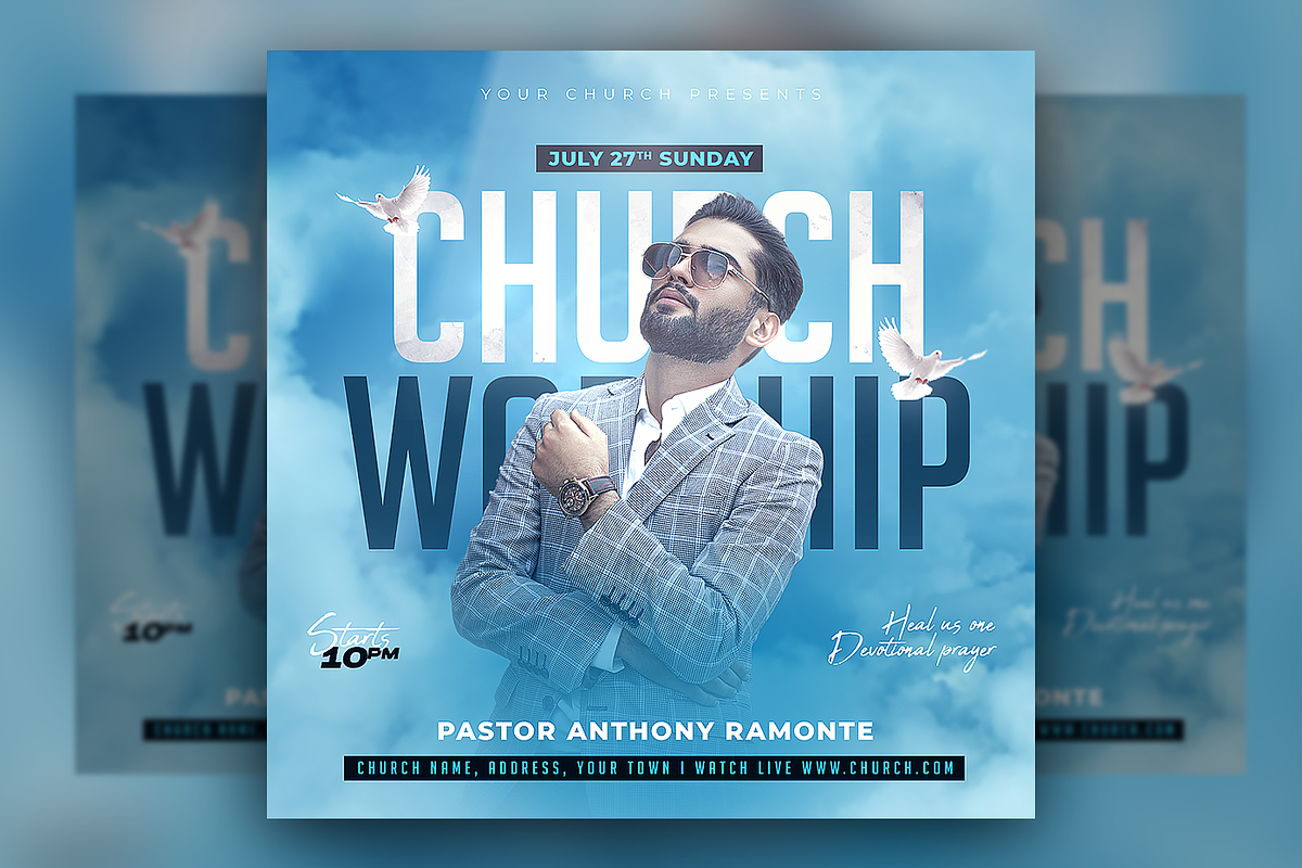 6-Church Flyer Bundle, a Flyer Template by FLYERHIVE (Photo 5 of 7)