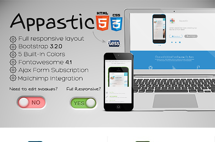 Appastic – Landing Page for Apps