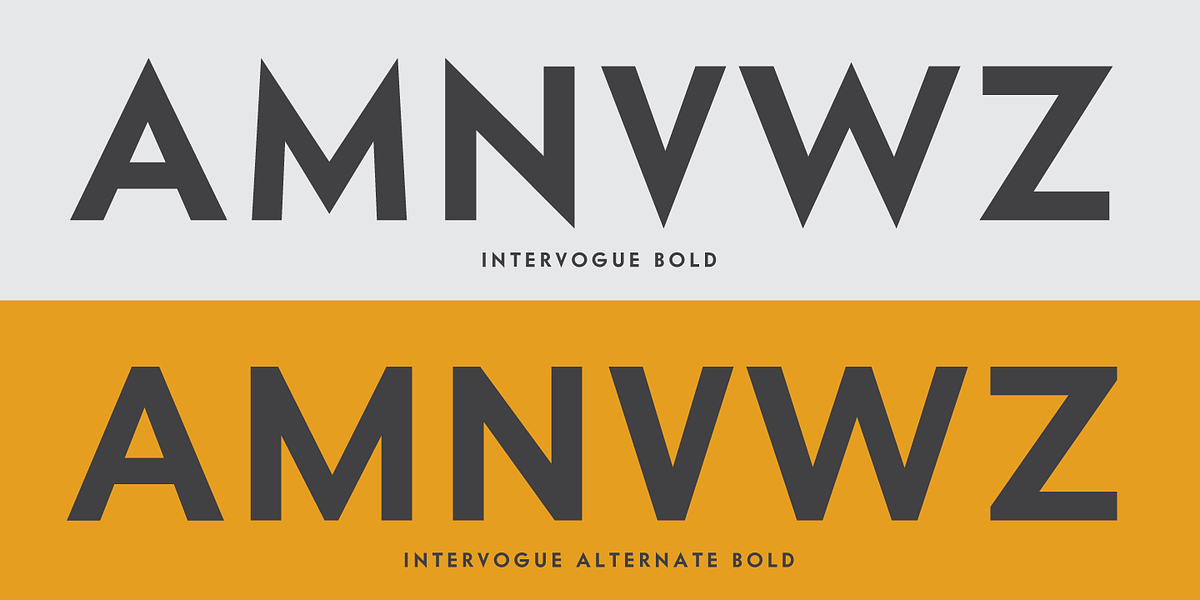 Intervogue, a Sans Serif Font by Miller Type Foundry (Photo 8 of 14)