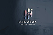AIDATAX Abstract Data AI Logo, a Branding & Logo Template by Design_Planet (Thumbnail 2 of 2)