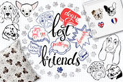 Dogs. Best friends., a Pattern Graphic by maritime_m (Thumbnail 1 of 9)