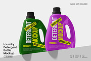 Laundry Detergent Bottle Mockup, a Packaging Mockup by Unerispace (Thumbnail 1 of 3)