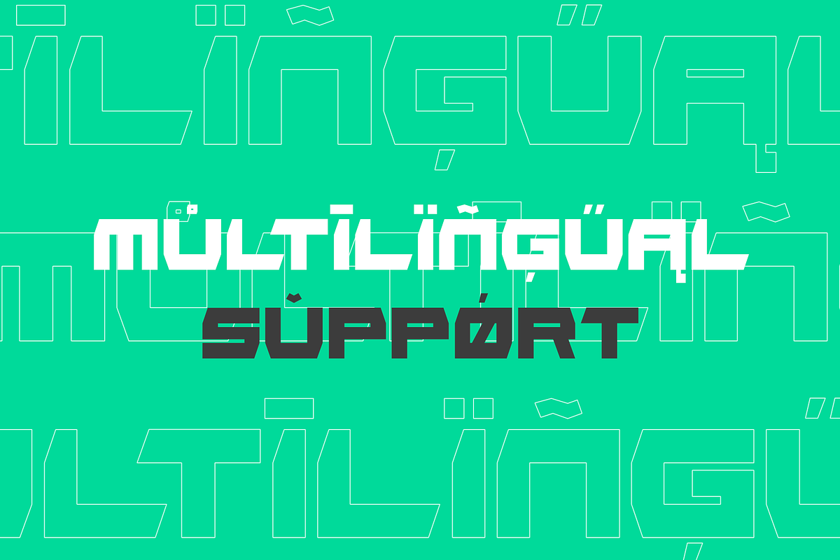 Woiyo - Modern Futuristic Font, a Sans Serif Font by Maenjari Std (Photo 3 of 10)