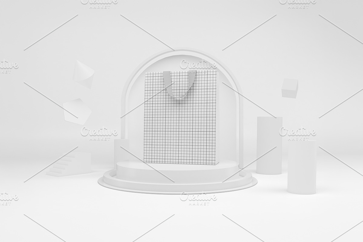Bag Mockup, a Packaging Mockup by Qaleb Studio (Photo 1 of 2)