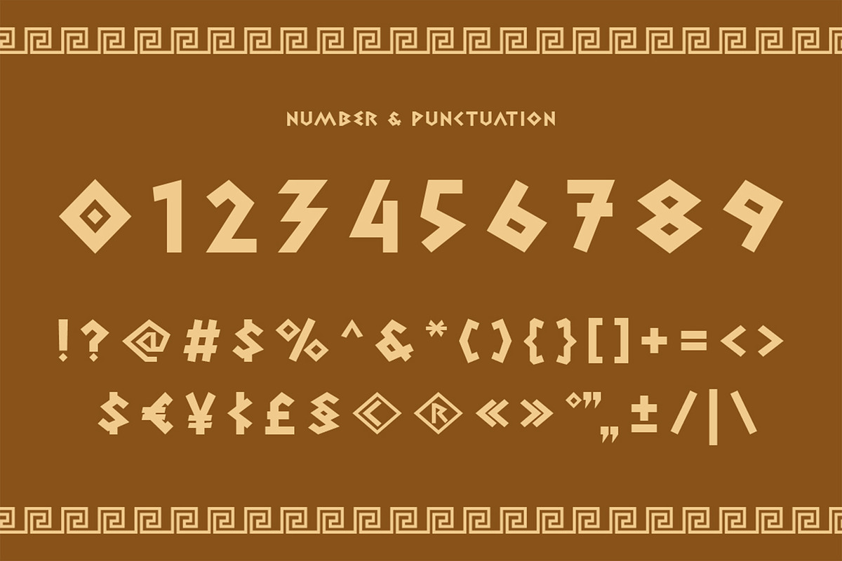 Archides- Ancient Greek Display Font, a Sans Serif Font by Pekotype (Photo 2 of 15)